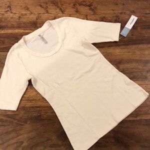 Blue Canoe Organic Cotton Rib Tee Small